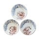 Set of 3 plates Terre de fer Clairefontaine 1880
