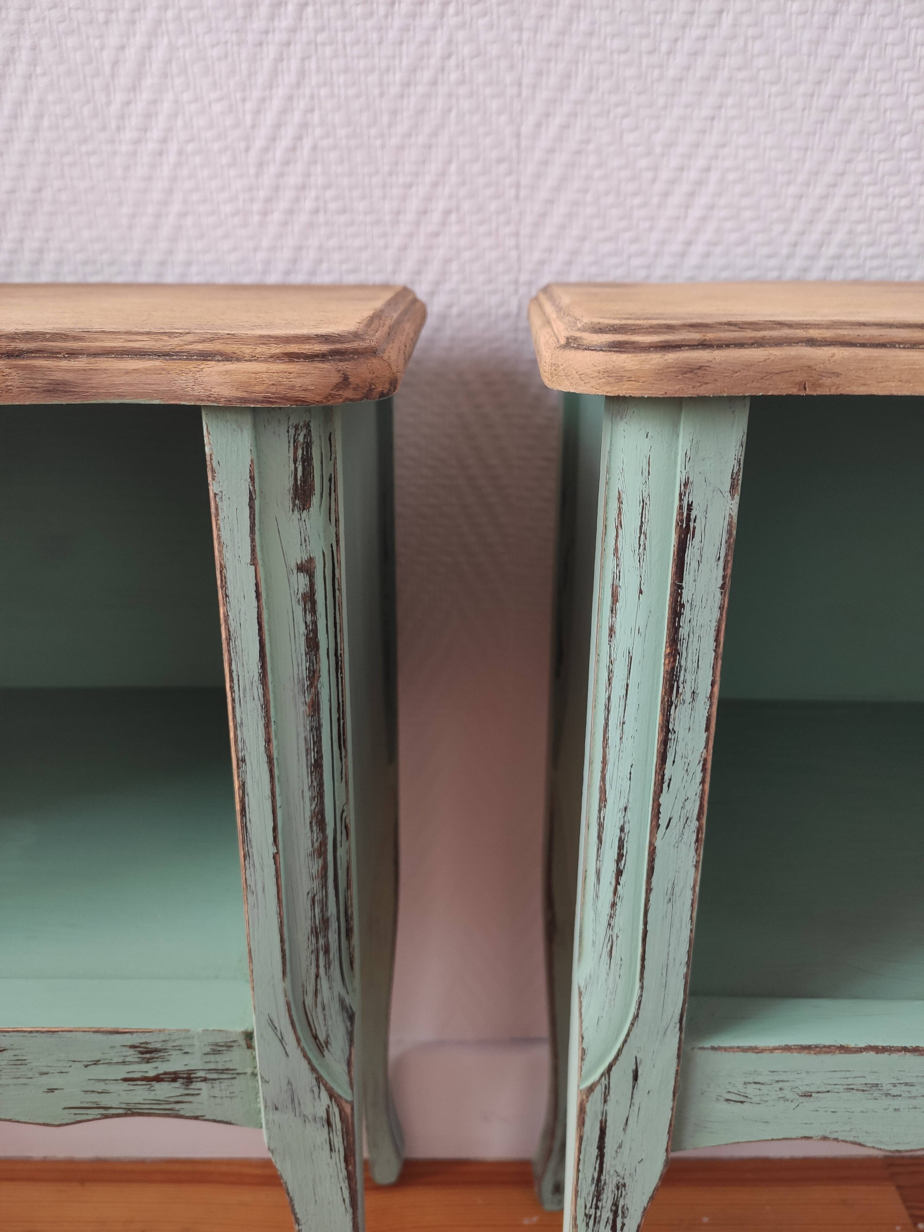 Weathered nightstands