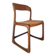 Baumann sled chair with caning