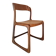 Baumann sled chair with caning