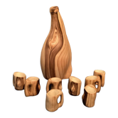 Jourdain Grandjean Vallauris liqueur service 1950/60