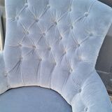 Napoleon III tufted armchair