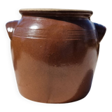 Vintage ceramic glazed stoneware pot