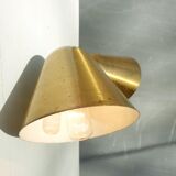 Double wall lamp adjustable brass cocottes
