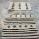Corridor Kilim black and white handmade v