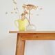 Table - bureau internat bois brut ancien pieds compas