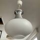 Suspension Stilux Milano en opaline des années 70