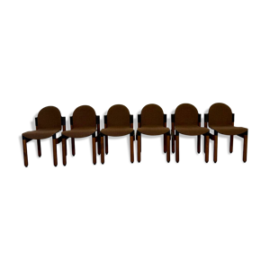 lot de 6 chaises postmoderne - thonet