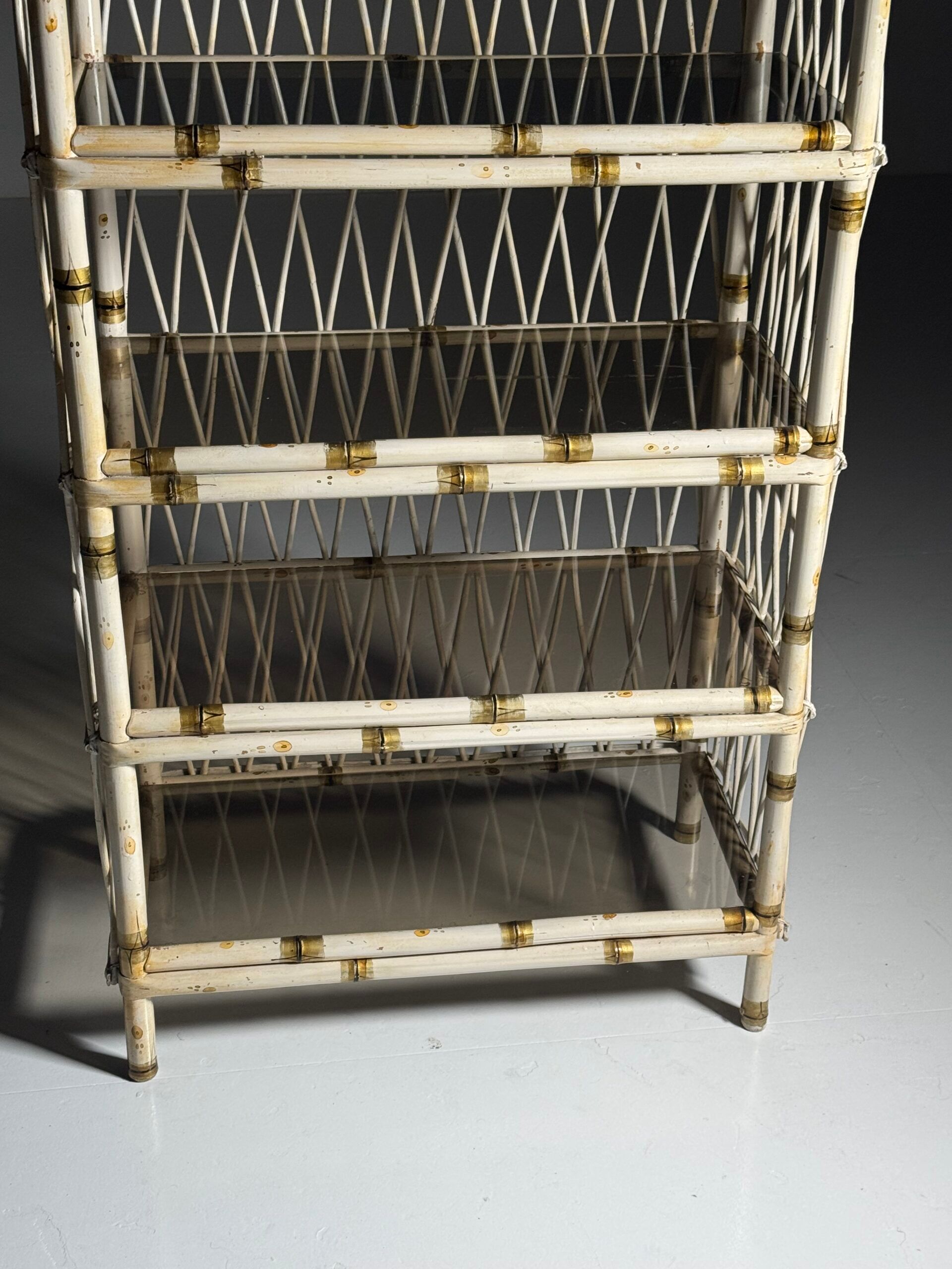 Bamboo cabinet Asian style 1980