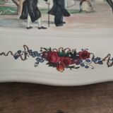 Obernai décor service dish by Henri Loux