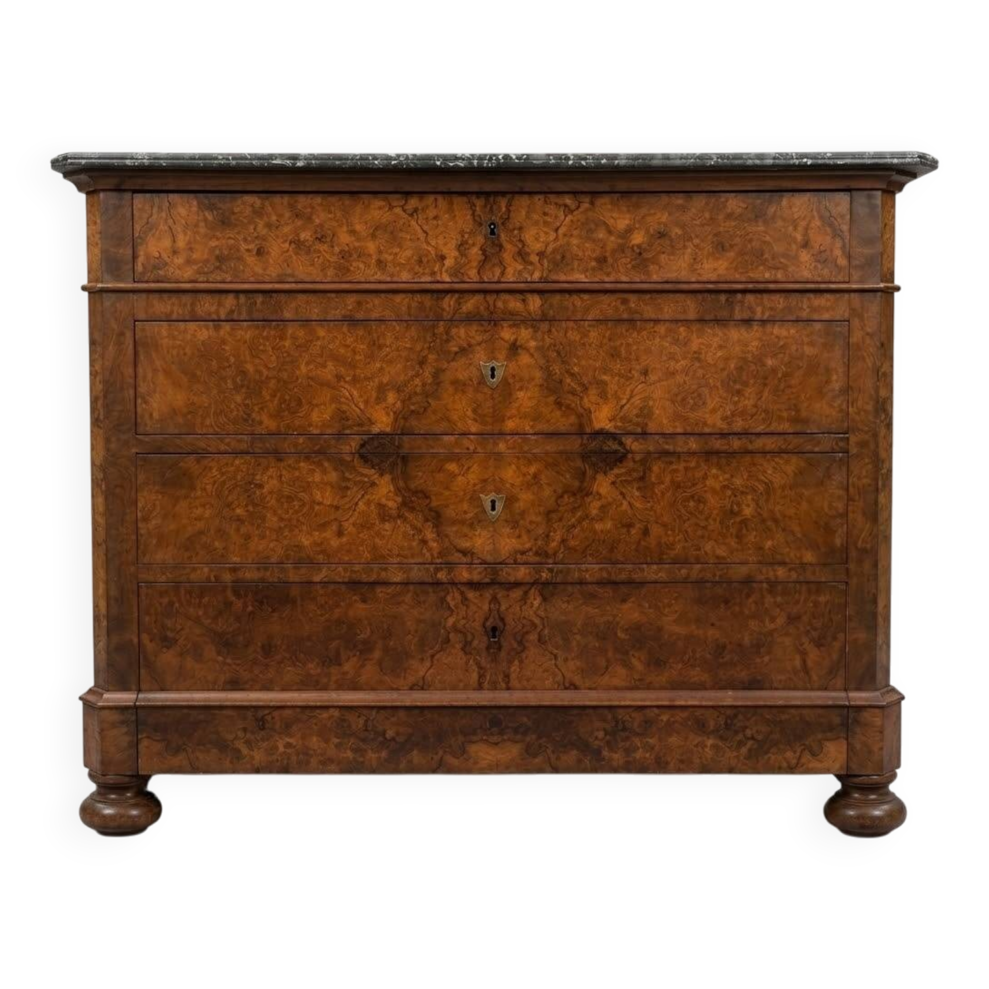 Walnut Louis Philippe chest of drawers