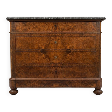 Walnut Louis Philippe chest of drawers