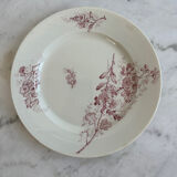 Terre de fer dessert plate