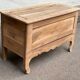 18th-century stripped chest in solid walnut