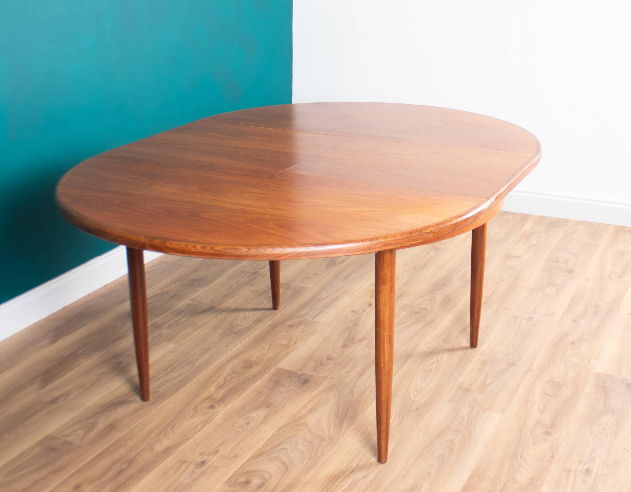 Retro teak gplan 1960s fresco dining table & 4 four chairs by victor wilkins