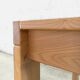 Solid elm dining table