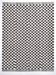 9x11 Brown & White Checkered Moroccan Rug, 269x349Cm