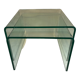 Set 2 glass nesting tables 1980