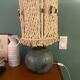 Vintage ceramic ball lamp