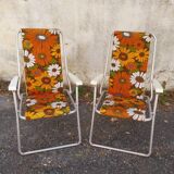 Fauteuils de camping années 70