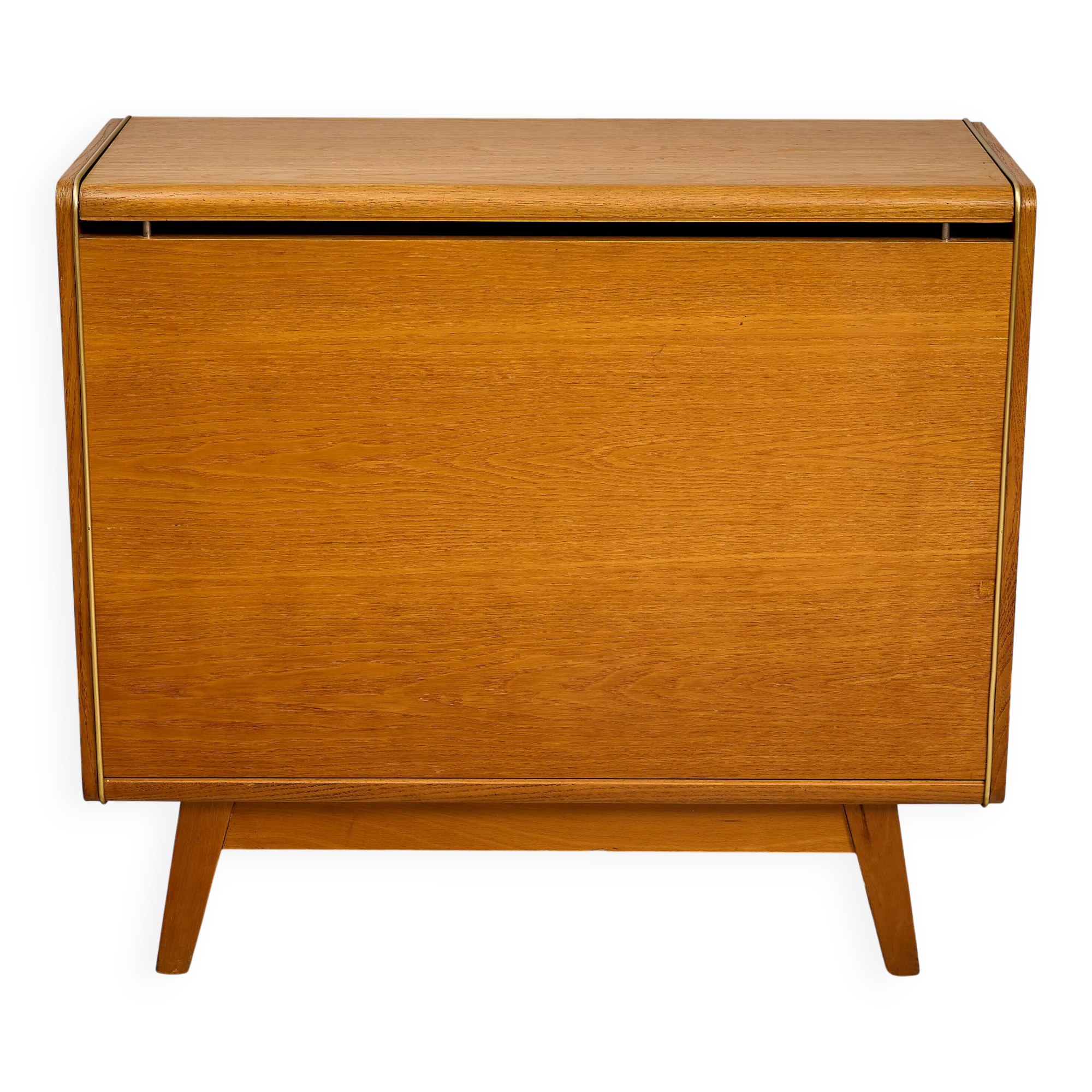 Vintage Bedding Cabinet Jitona Czechoslovakia