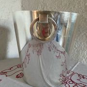 Saint Medard silver-plated metal champagne bucket