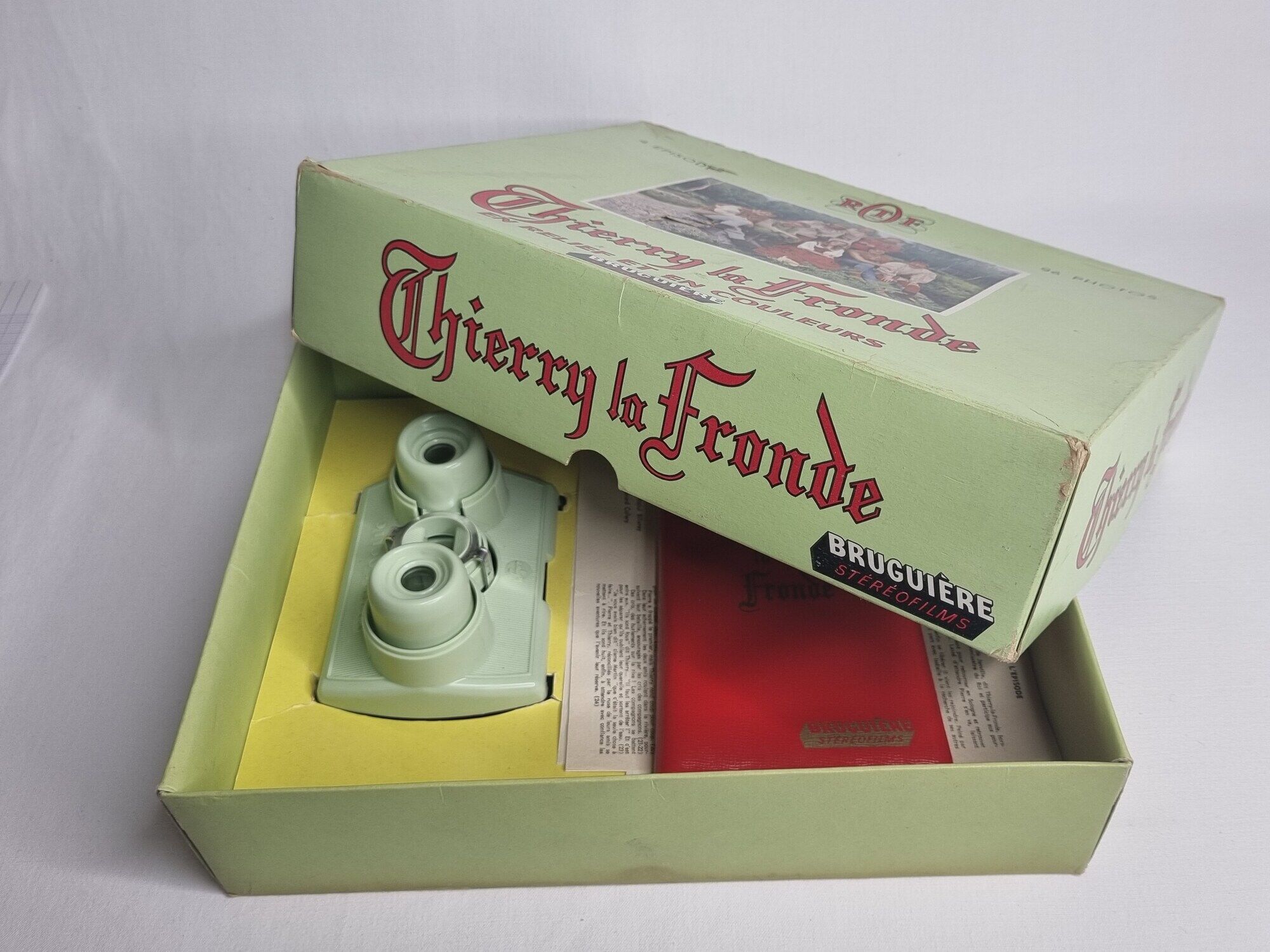 Box set "Thierry La Fronde" published by the ORTF, 60s