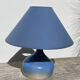 Vintage blue ceramic lamp