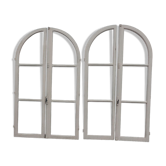 2 paires de fenêtres archées