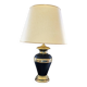 Lampe de salon vintage noire et laiton