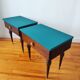 Paire de tables chevet vintage