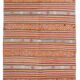 Tapis kilim bohème multicolore – pièce unique faite main, Style folklorique
