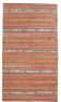 Tapis kilim bohème multicolore – pièce unique faite main, Style folklorique