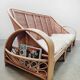 Vintage pink rattan bamboo lounge set ‘Boho-style’