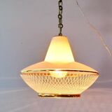 Suspension en verre sérigraphié UFO, 1970