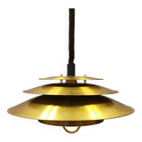 Danish hanging lamp in solid brass from the 1970s.