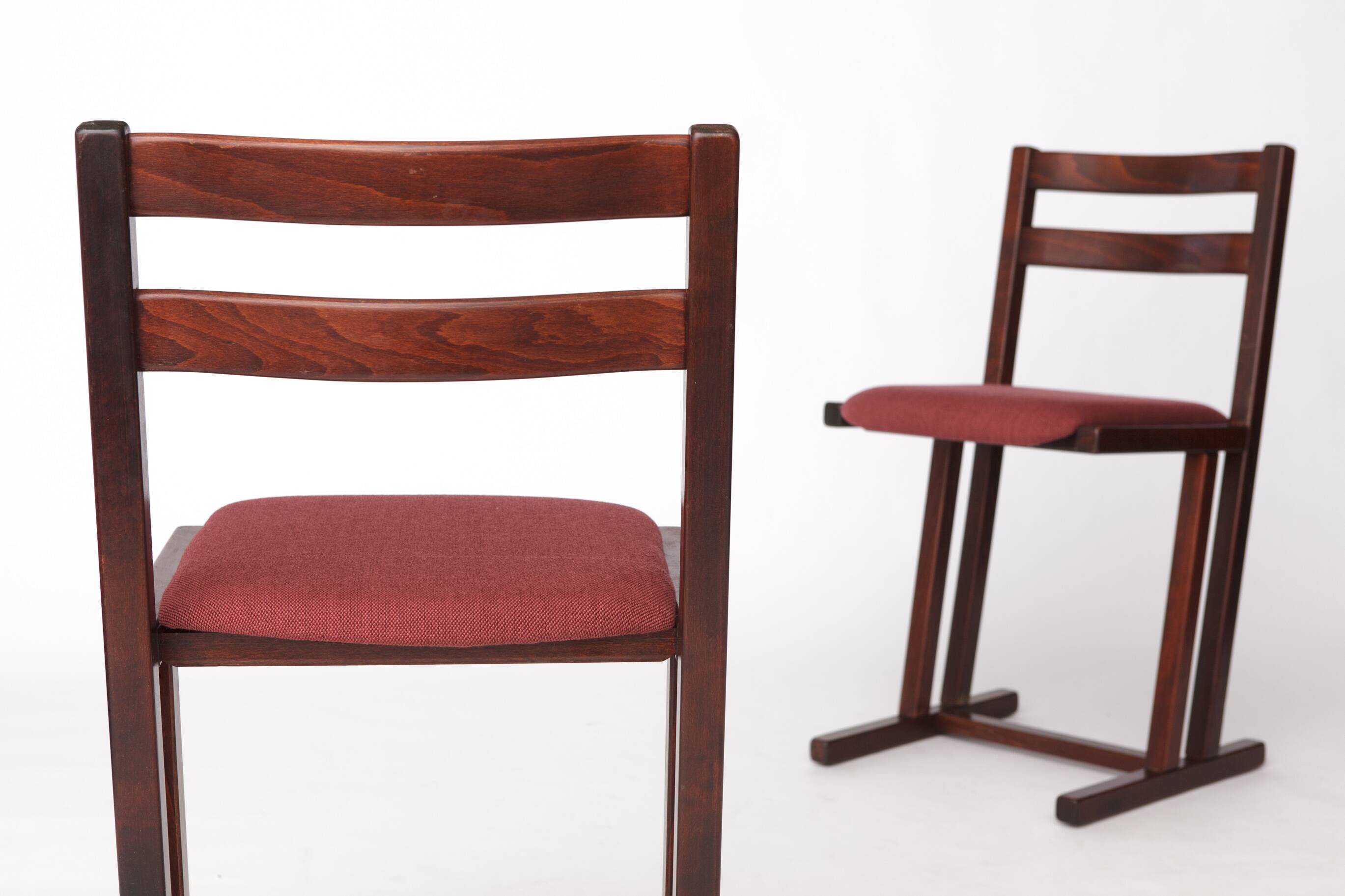 Pair of Vintage Casala Dining Chairs – Mid-Century German Design, Beechwood