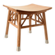 Mango wood stool Louis Barthelemy