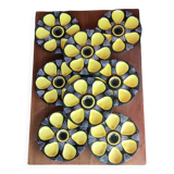 8 assiettes à huîtres HB Quimper