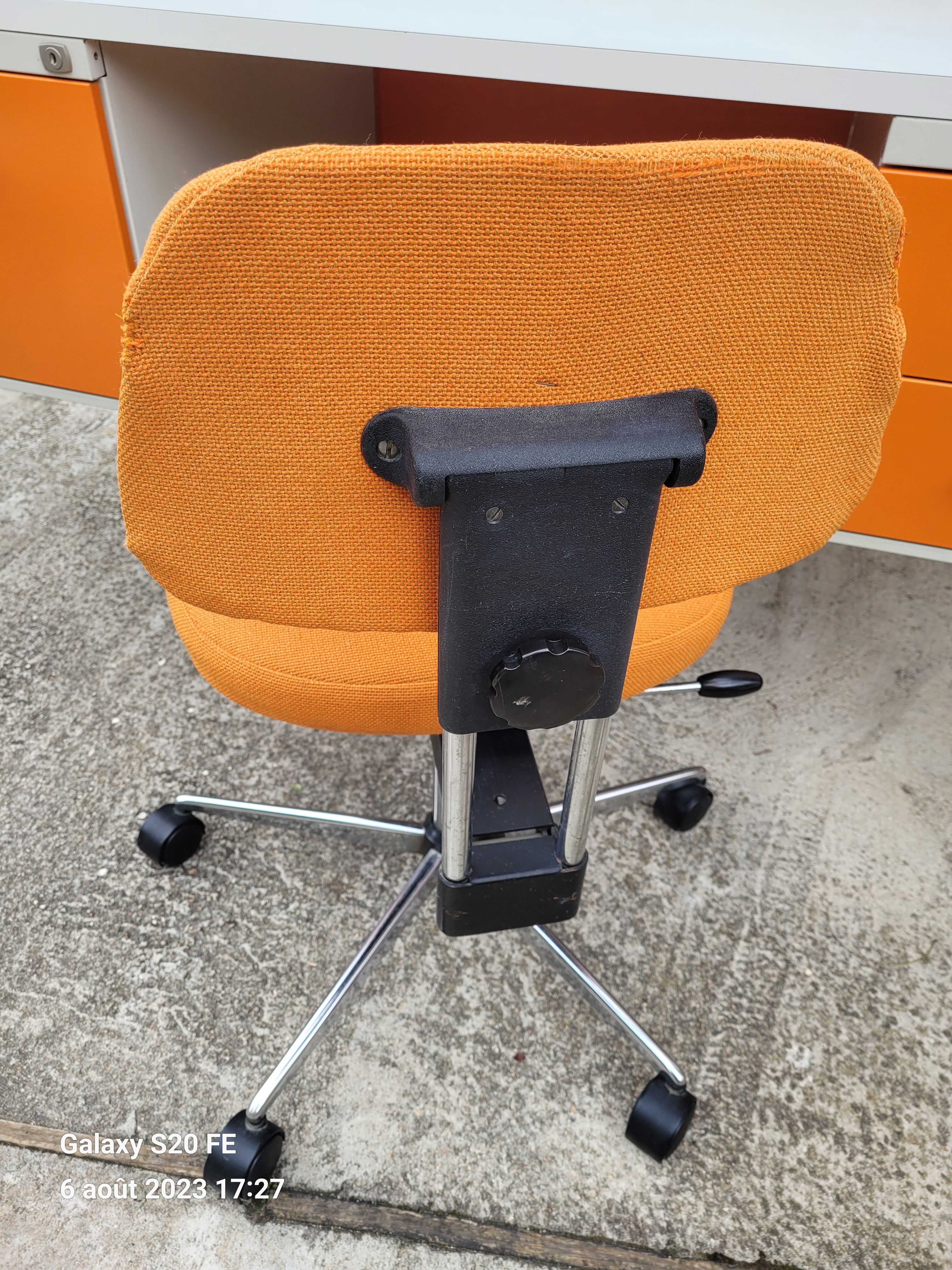 1980s desk and chair set