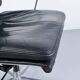 SOFT PAD CHAIR EA 217 EAMES BLACK LEATHER HERMAN MILLER ICF EDITOR 1970s