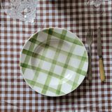 La Redoute x Selency set of 4 green semi-deep plates