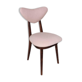 Chaise cœur rose eau vintage Europe 1960s