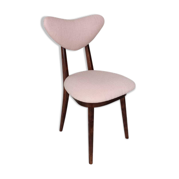 Chaise cœur rose eau vintage Europe 1960s