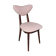 Chaise cœur rose eau vintage Europe 1960s