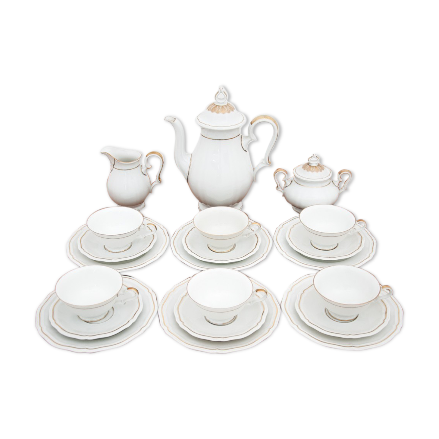 Tea service for 6 people rosenthal Chippendale