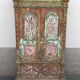 Old wooden cabinet - 2 doors and 1 drawer