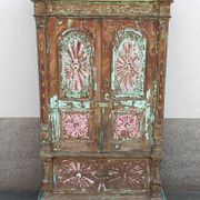 Old wooden cabinet - 2 doors and 1 drawer