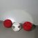 Dupont Finn Stone ball chairs / "Colani" side table