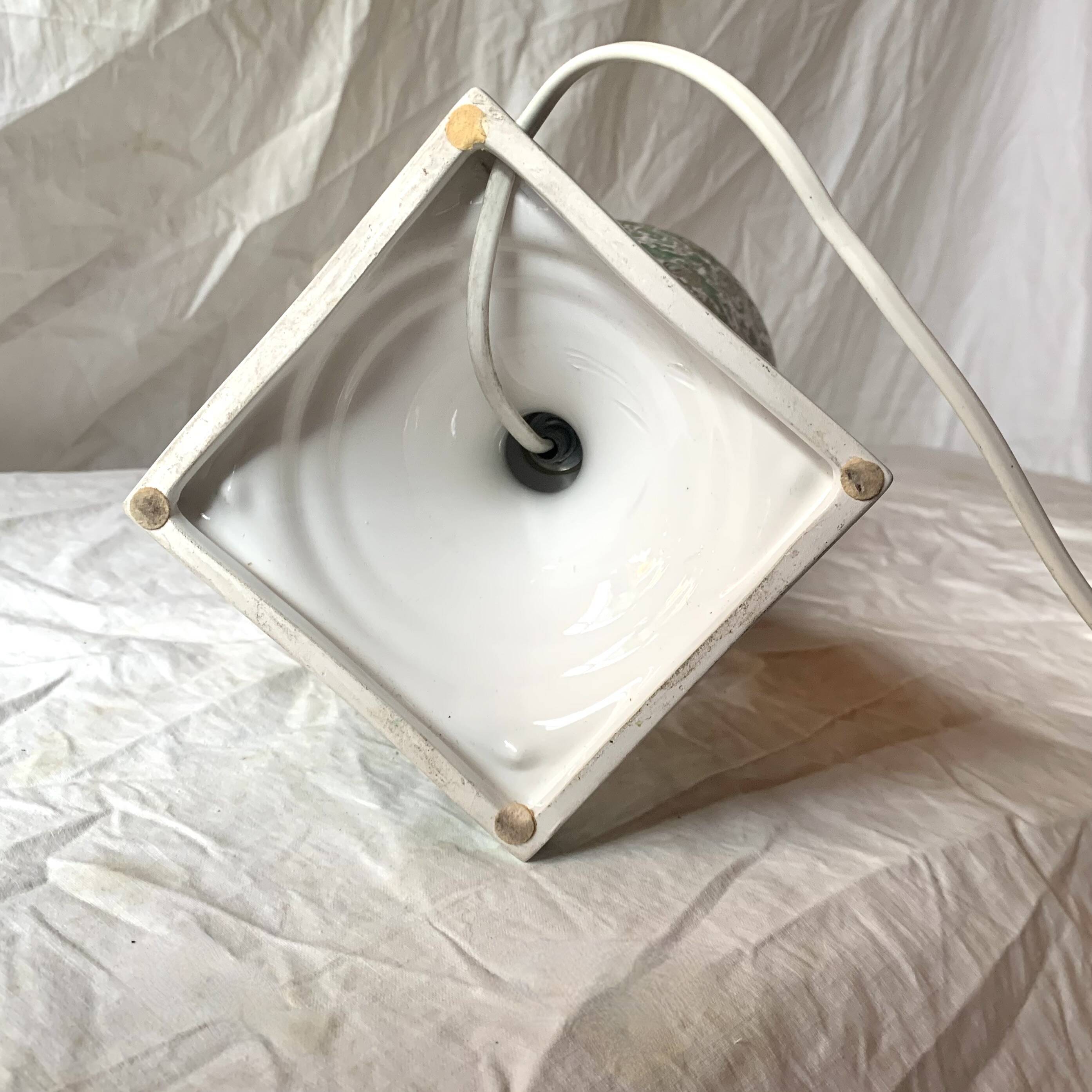 Old large porcelain lamp base - cashmere decor